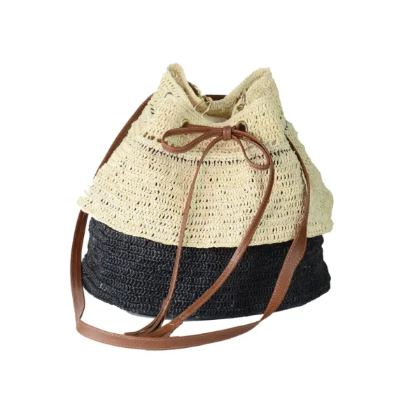 Handbags-Sensi Studio Two Tones Ruffled Mochila