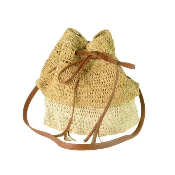 Handbags-Sensi Studio Two Tones Ruffled Mochila