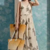 Rtw-Sensi Studio V Neck Gathered Dress